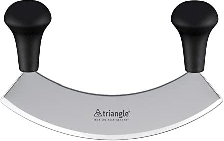 triangle 42 231 23 02 Wiegemesser 23 cm, einschneidig Made in Solingen/Germany professionelle Qualität Kräutermesser Pizzamesser