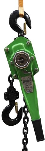 TRUTZHOLM Ratschenzug Ratschenkettenzug 0,75t 1,5t 3t 6t Ratschenzug Kettenzug Hebezug Flaschenzug verschiedene Modelle (1500 kg)