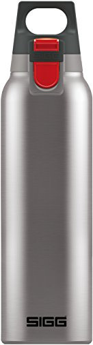 SIGG - Isolierte Trinkflasche - Thermosflasche Hot & Cold One Brushed - Mit Teesieb - Auslaufsicher - BPA-frei - 18/8-Edelstahl - Camping & Outdoor - 0,5L