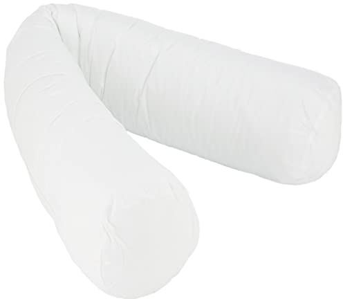 DODO - Traversin Mars Ultra Doux 160 cm - Confort Moelleux, Bon Maintien, Résistant aux Tassements - 50% Polyester 50% Coton - Garnissage 100% Polyester Fibre Volupt'air - Lavable en Machine à 40°C