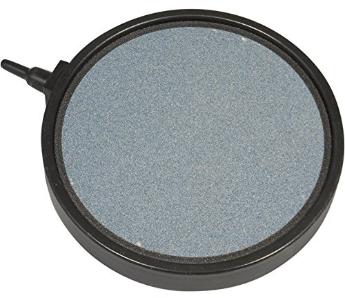 132mm (5 Inch) Round Heavy Airstone Aeration for Koi Ponds & Aquariums, Air Stone for Larger Pump Bubble Diffuser for Outdoor Garden Pond, Aquatic, Hydroponic, Fish Tank