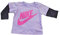 Nike - Maglietta da neonato con maniche, unisex, colore: Viola lilla rosa
