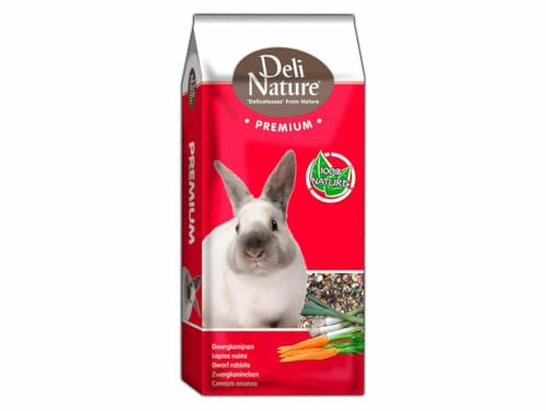 Deli Nature 15–029221 Nourriture Premium pour Lapins Nains – 800 g