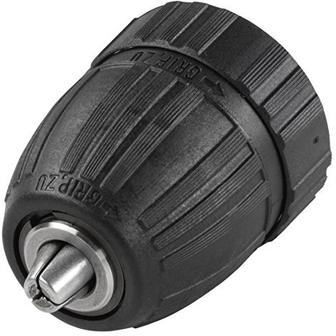 wolfcraft Schnellspann-Bohrfutter Economy Line I 2641000 I Zum schnellen und einfachen Spannen und Lösen von Bohrmaschinenzubehör I 3/8 - 24