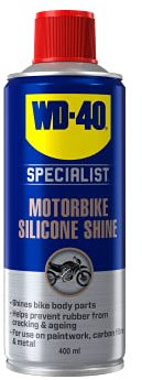 WD-40 Specialist Motorbike Silicone Shine 400 ml - A High-Impact Shine for Bikes, Boats and More with Long-Lasting Protection and Easy Application