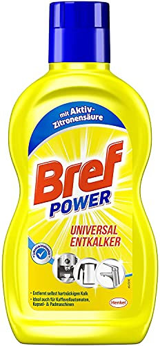 Bref Power Universal Entkalker für Kaffevollautomat & Kaffeemaschinen, 1x500ml, Kalklöser mit Aktiv-Zitronensäure für Küchengeräte
