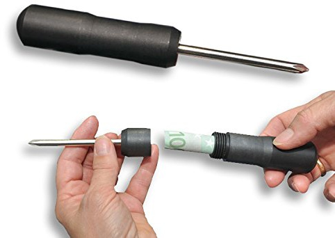 Tournevis avec cachette original secret hide bandelette avec cache