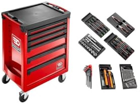 Facom Roll. contactpg Werkstattwagen mit 6 Schubladen/Material 69 Werkzeuge