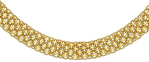 CARISSIMA Gold Damen 9 Karat Gelbgold Bismarckkette 46cm/18