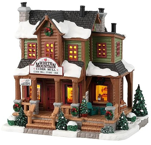 Lemax 35071 Vail Village Lighted Building: White Mountain Cider Mill
