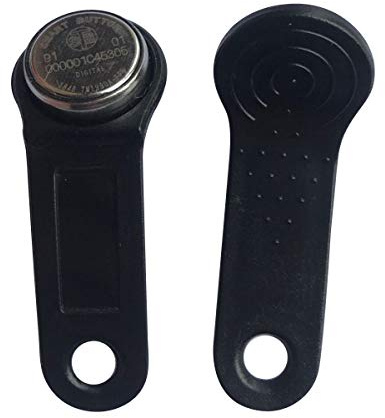 DS1990A F5 iButton I-Button IB TAG - Llave electrónica (50 unidades), color negro