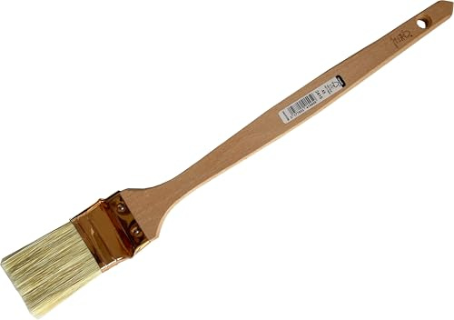 Nespoli Pincel para Radiador 45 mm, Mezcla Cerda Natural y Sintética, Mango Madera FSC Natural