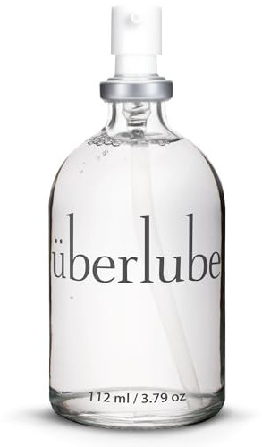 Überlube Gel Lubrificante Sessuale Intimo | Lubrificante al Silicone per Sesso, Rapporti Intimi, Anale con Vitamina E | Inodore, Insapore, Zero Residui, Funziona anche in Acqua - 112ml