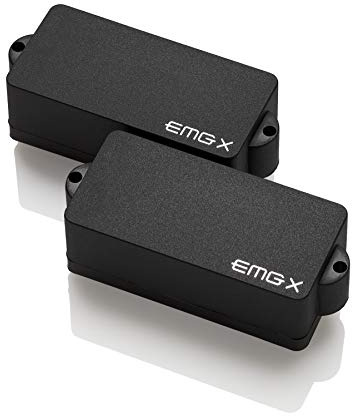 EMG P-X Active Bass Pickup Set, Schwarz