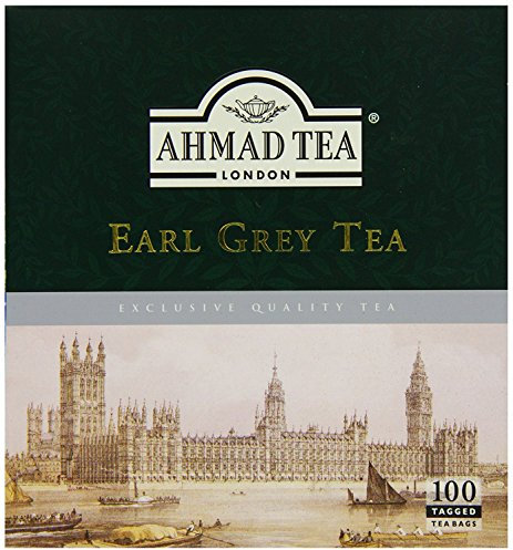 Ahmad Tea Earl Grey, 110 Poches de Thé, 220 g