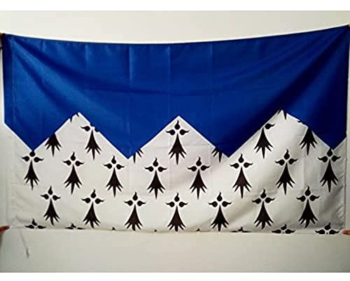 AZ FLAG Drapeau Côtes-d'Armor 150x90 cm Français Polyester 100D Fourreau | Usage intérieur et extérieur Drapeau décoratif coutures doubles et bords renforcés avec fourreau pour mât