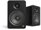 Kanto YU6MB Powered Bookshelf Speakers with Bluetooth and Phono Preamp | 5.25 Kevlar Driver | 200W Peak Power | Pair | Matte Black