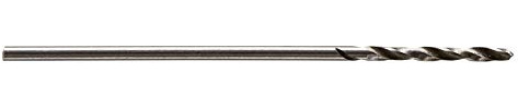 wolfcraft 3 brocas para metal de HSS rectificadas, Ø 1 mm I 7541010 I Para taladrar materiales duros