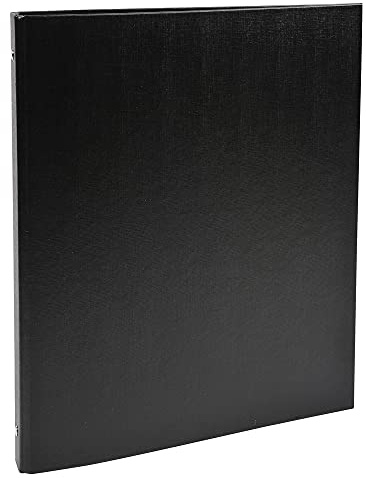 Exacompta - ref. 51151SE - 1 Rigid PP binder - 4 round rings, diameter 15 mm - Spine 20 mm - External dimensions: 32 x 25.6 cm - A4 file format - Colour: black