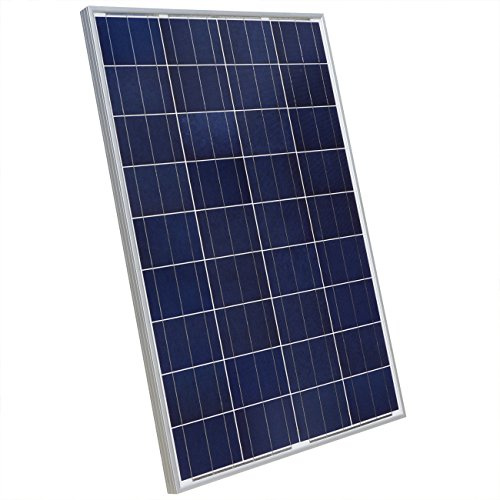 ECO-WORTHY Módulo solar monocristalino de 100 vatios del panel solar de 100W 12 voltios para la carga de la batería