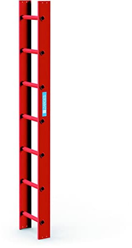 ZARGES Dachleiter 2,0 m Ziegelrot 7 Sprossen Z300