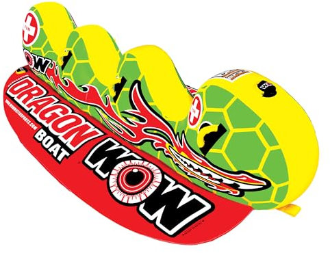 Wow World of Watersports 13-1060 Dragon Boat Schlauch, Skischlauch, 3 Personen