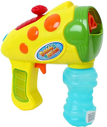 TE Trend 2in1 Seifenblasenpistole Batteriebetrieben mit eingebauter Wasserpistole Spritzpistole