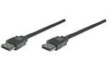 Manhattan eSATA Data Cable Cable de SATA 1 m Negro - Cable SATA (1 m, Negro)