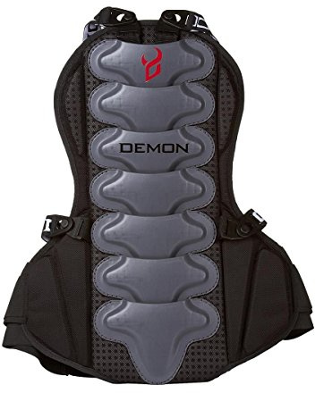 Demon Snow Pro Guard Espaldera, Negro, M