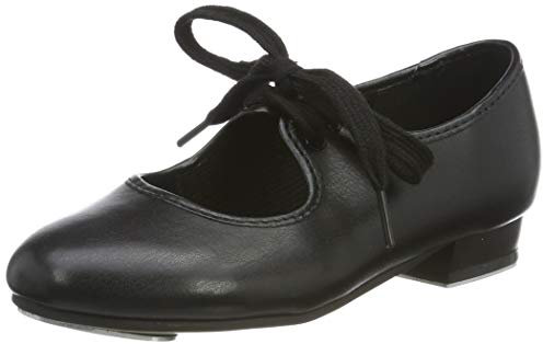 Roch Valley Low Heel PU Tap Shoes 6 Black