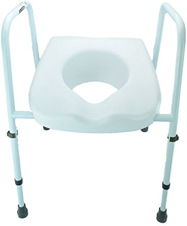 Mowbray Lite Raised Toilet Seat & Frame (Flat Packed)