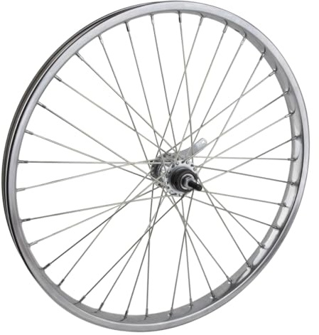 WheelMaster Rear Bicycle Wheel 24 x 2.125 36H, Coaster, Bolt On, Silver