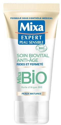 MIXA Biovital soin de jour anti-rides + relâchement - Pot 50 ml