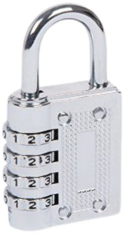 Fort Knox 77022 40 mm Combination Padlock, Silver