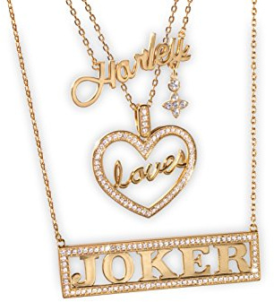 Conjunto de collar Harley Loves Joker de The Noble Collection