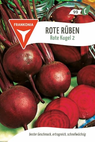 FRANKONIA Rote Rübe, Rote Kugel 2 - Rote Beete Bete Gemüse-Samen Saatgut (Beta vulgaris)