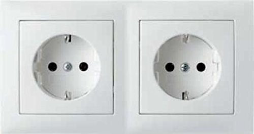 Berker Kombination 2f.pws/gl 47208989 mit Rahmen S.1 Steckdose 4011334277576 by