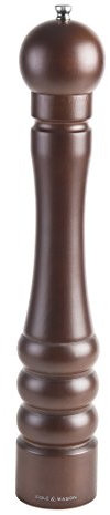 Cole & Mason HB1644P Forest Capstan Pfeffermühle, Dunkles Holz, 400mm, Precision+, Enthält 1 x Pfeffermühle