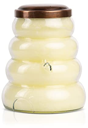 A Cheerful Giver Honey Apple Baby Bee Hive Jar Candle, Cream, 14 oz