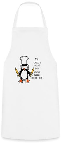 Spreadshirt Ihr Esst Das So Pinguin Lustiger Spruch Kochen Kochschürze