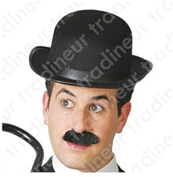 Guirca Fiestas GUI13501 - schwarzer Melonenhut aus Filz, Schwarz