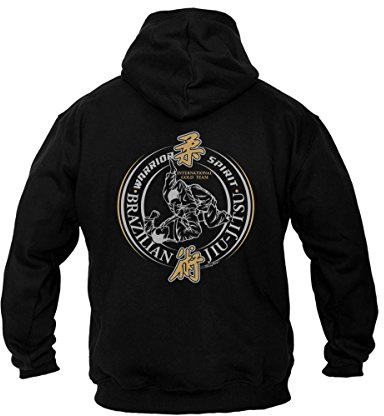Dirty Ray Arts Martiaux Brazilian Jiu-Jitsu Sweat homme avec capuche B33C (M)