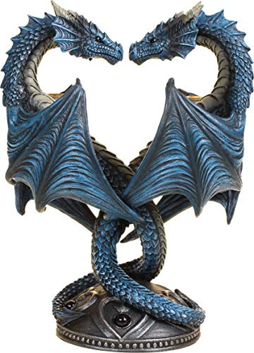 Unbekannt Scultura Drago Cuore di Anne Stokes – 23 cm