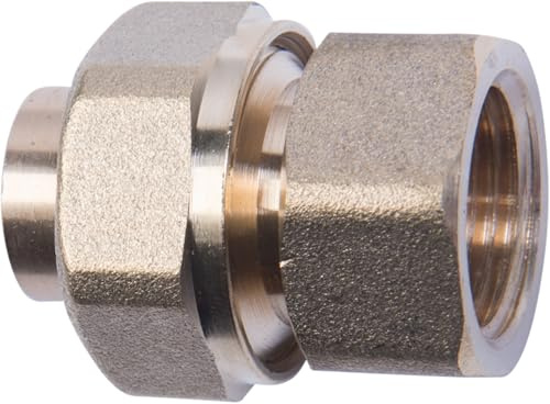 Cornat Löt-Verschraubung, 1 Innengewinde, 1 Muffe, konisch dichtend, A 22 mm, B 3/4Zoll IG, 1 Stück, rotguss, T5340G2234
