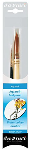 Da Vinci 5249 Serie Aquarellpinsel Set, Borsten, blau/weiß/schwarz, 30 x 30 x 30 cm