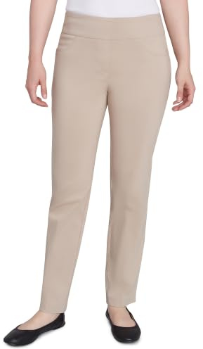 RUBY RD. Pull-on Solar Millennium Tech Super Stretch Pant - Pantalons - Petite Pantalon à Enfiler Solar Millennium Tech Super Extensible - Femme