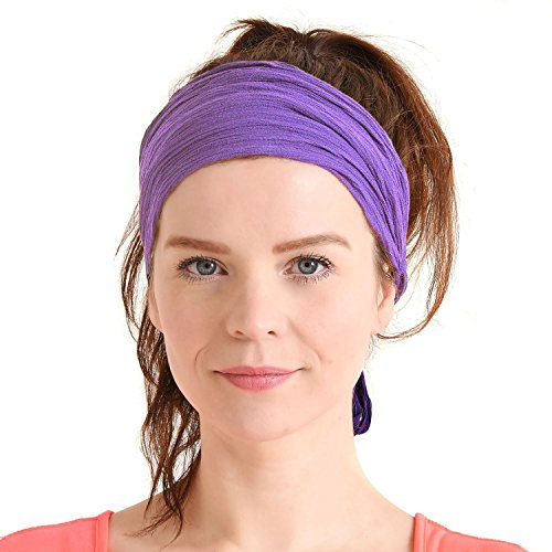 CHARM Damen Stirnband & Herren Haarband, Kopftuch Bandana | aus Viskose, Dreadband, Boho Stirnbänder, Haarschmuck, Zubehör für Festival, Pirat Kostüm, Accessoires