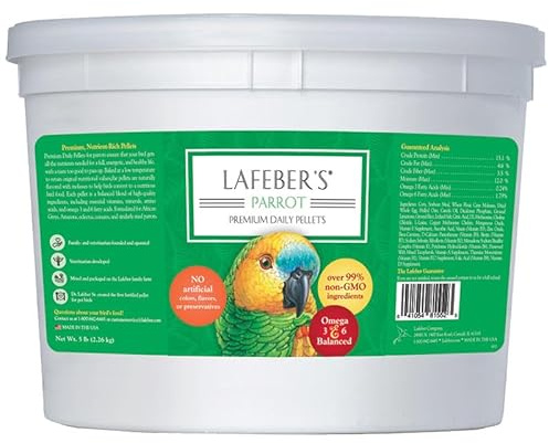 LAFEBER'S Premium Daily Diet Pellets, for Parrots, 5 lb