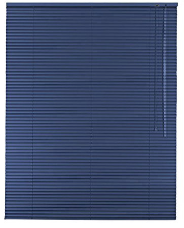 Original Easy-Shadow Aluminium Jalousie Jalousette Breite 30 x 220 cm Höhe in Farbe blau - Bedienseite rechts - Fensterjalousie Jalousien Alu-Jalousien Alu-Jalousetten Fenster Rollo Lamellenbreite 25 mm Lamellen / Maßanfertigung
