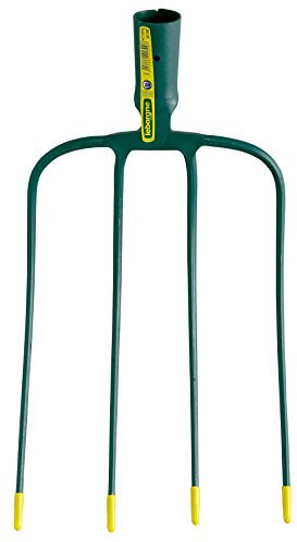 Leborgne 421300 Fourche fumier 4 dents douille 22 cm sans manche